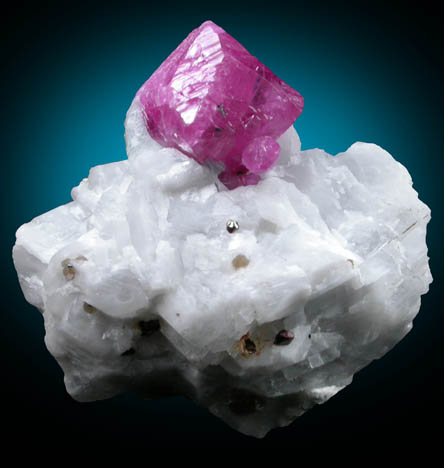 Corundum var. Ruby from Jegdalek, Sorobi, Kapic, Afghanistan