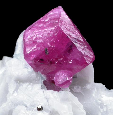 Corundum var. Ruby from Jegdalek, Sorobi, Kapic, Afghanistan