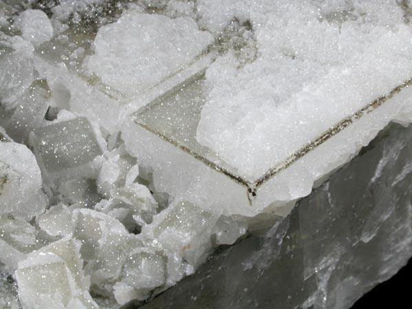 Calcite with Quartz coating from San Martin de Sombrerete, Zacatecas, Mexico