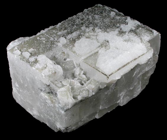 Calcite with Quartz coating from San Martin de Sombrerete, Zacatecas, Mexico