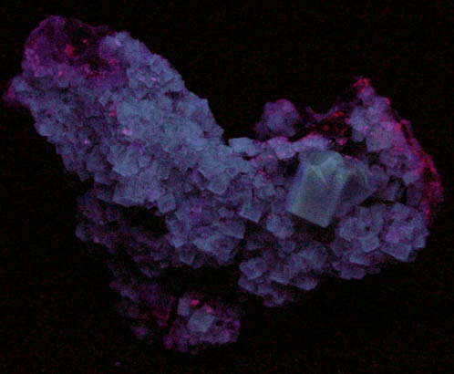 Fluorite (interpenetrant-twinned crystals) from Hilton Mine, Middle Level, Scordale, 4 km NE of Hilton, Cumbria, England