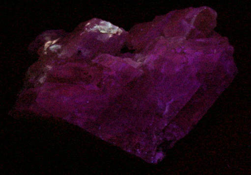 Calcite (fluorescent) from Raygill Mine, Hawes, Wensleydale, North Yorkshire, England