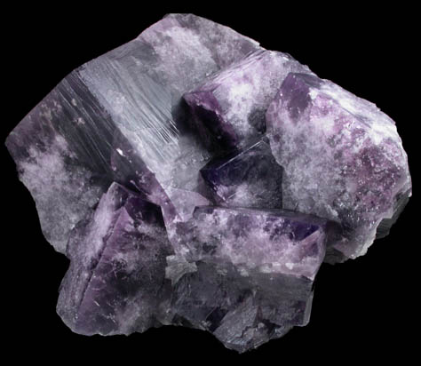 Fluorite (fluorescent) from Victoria Flatt, Greenlaws Mine, Weardale, County Durham, England