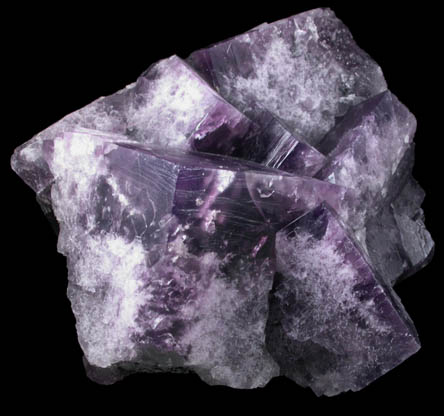 Fluorite (fluorescent) from Victoria Flatt, Greenlaws Mine, Weardale, County Durham, England