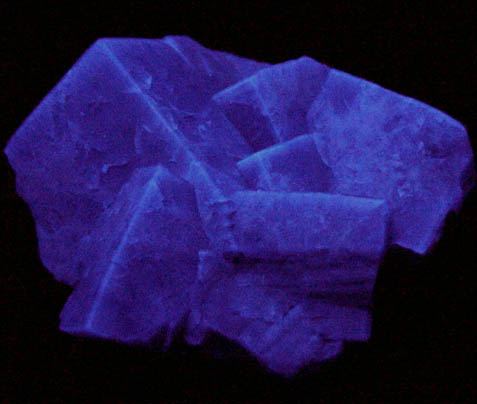 Fluorite (fluorescent) from Victoria Flatt, Greenlaws Mine, Weardale, County Durham, England