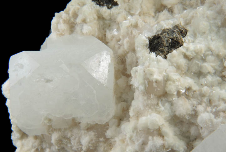 Apophyllite with Thomsonite from Scottstown Quarry, Ballmena, County Antrim, Northern Ireland