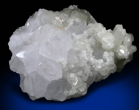 Quartz and Calcite from Brownley Hill Mine, Nenthead, Alston Moor District, Cumbria, England