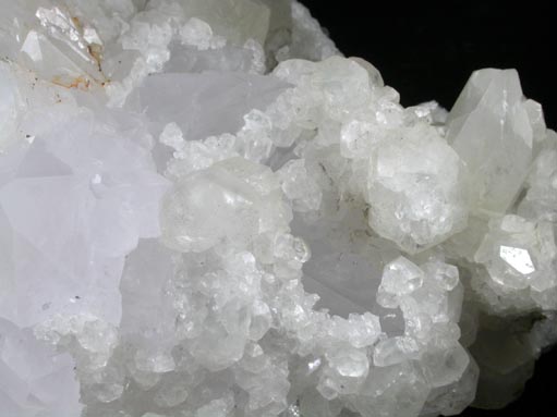 Quartz and Calcite from Brownley Hill Mine, Nenthead, Alston Moor District, Cumbria, England