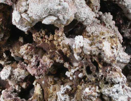 Willemite and Zincite (secondary) from Tindale Fell Spelter Works, Tindale Fell, Cumbria, England