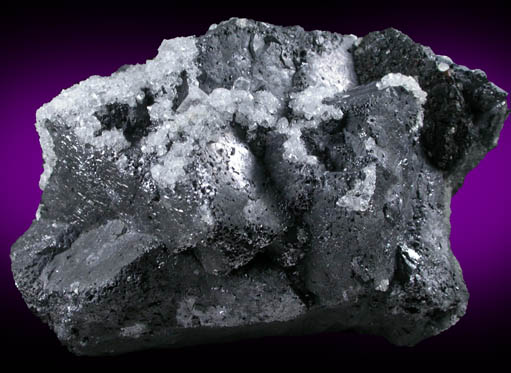 Galena with Quartz from Boundary Flat, Rampgill Mine, Nenthead, Alston Moor, Cumbria, England