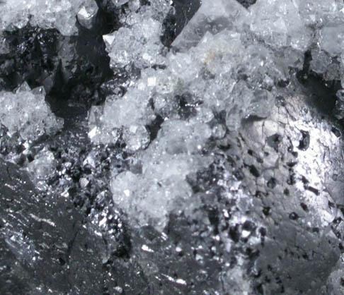 Galena with Quartz from Boundary Flat, Rampgill Mine, Nenthead, Alston Moor, Cumbria, England