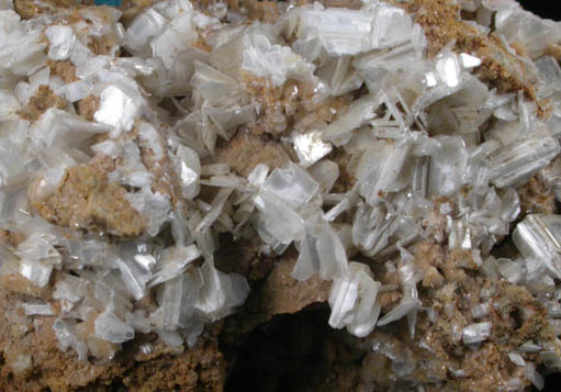 Cerussite on Barite from Brandy Bottle Mine, Swaledale, North Yorkshire, England