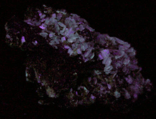 Cerussite on Barite from Brandy Bottle Mine, Swaledale, North Yorkshire, England