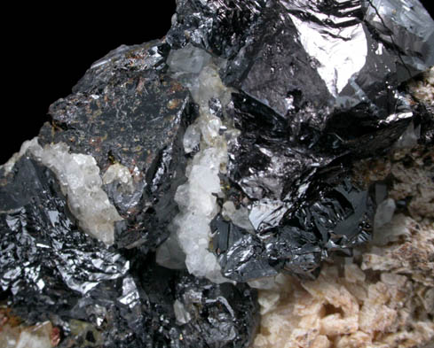 Sphalerite, Ankerite, Quartz from Mitchels Flatt, Smallcleugh Mine, Nenthead, Alston Moor, Cumbria, England