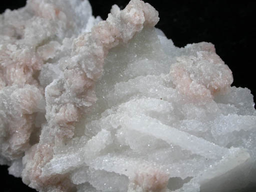 Calcite on Quartz pseudomorphs after Barite from Breadalbane Pocket, Eas Anie, Tyndrum, Perthshire, Scotland