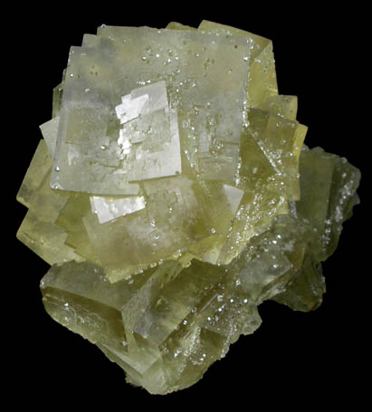 Fluorite with Quartz from Alcove Pocket, Hilton Mine, Scordale, Middle Level, 4 km NE of Hilton, Cumbria, England