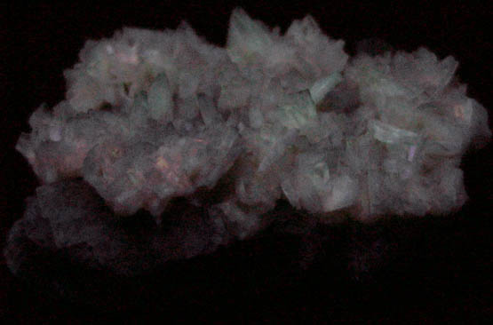Barite on Fluorite from Alcove Main Pocket, Justice Level, Arkengarthdale, North Yorkshire, England