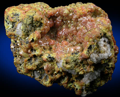Mimetite var. Campylite from Drygill Level, Caldbeck Fells, Cumbria, England