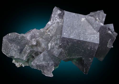 Fluorite (interpenetrant-twinned crystals) from Hollywell Mine, Frosterley, Weardale, County Durham, England