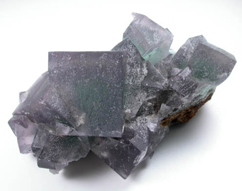 Fluorite (interpenetrant-twinned crystals) from Hollywell Mine, Frosterley, Weardale, County Durham, England