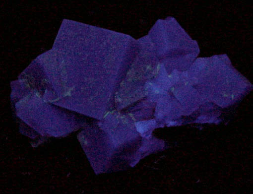 Fluorite (interpenetrant-twinned crystals) from Hollywell Mine, Frosterley, Weardale, County Durham, England