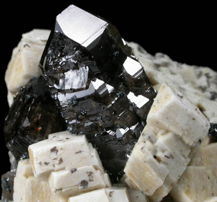 Microcline, Smoky Quartz, Hematite from Slieve Binian, Mourne Mountains, County Down, Northern Ireland