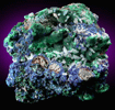 Azurite, Malachite, Cerussite from Northgate Dumps, Tynagh Mine, Killimor, County Galway, Ireland
