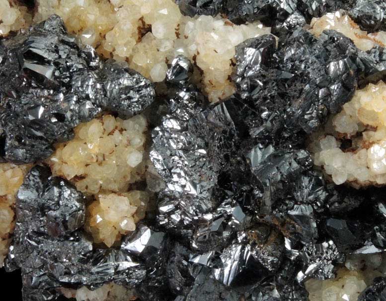 Sphalerite and Quartz pseudomorphs after Calcite or Siderite from Rampgill Mine, Nenthead, Alston Moor, Cumbria, England