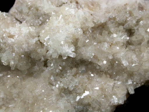 Brewsterite-Sr on Calcite from Clashgorm Mine, Strontian, North West Highlands, Scotland (Type Locality for Brewsterite-Sr)