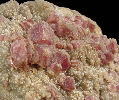 Rhodochrosite with drusy Quartz on Sphalerite from Santa Rita Mine, Morococha District, Yauli Province, Lima Department, Peru