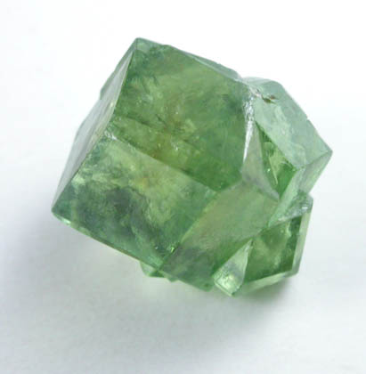 Andradite var. Demantoid Garnet with Serpentine from Val d'Ala, Piemonte, Italy