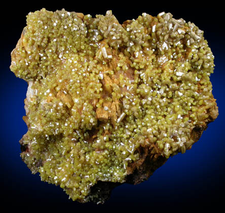 Pyromorphite from Bunker Hill Mine, Deadwood-Jersey Vein, Coeur d'Alene District, Shoshone County, Idaho