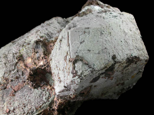 Copper on Quartz pseudomorphs after Calcite from Czar Shaft, Bisbee, Warren District, Cochise County, Arizona