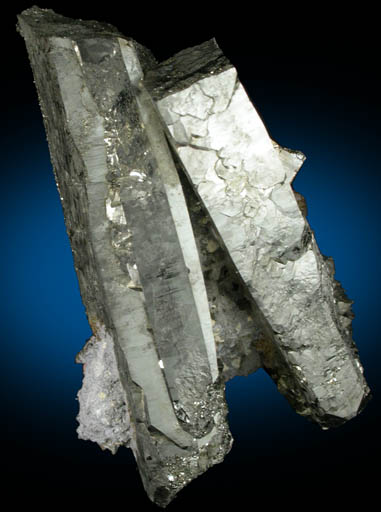 Pyrite (bar-shaped crystals) from Buick Mine, Viburnum Trend, Iron County, Missouri