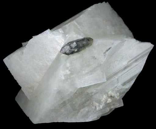 Orthoclase var. Adularia with Smoky Quartz from Grimsel Pass, Haslital, Bern, Switzerland