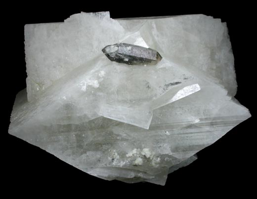 Orthoclase var. Adularia with Smoky Quartz from Grimsel Pass, Haslital, Bern, Switzerland