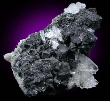 Ullmannite with Quartz from Ramsbeck, Meschede, Sauerland, Nordrhein-Westfalen, Germany