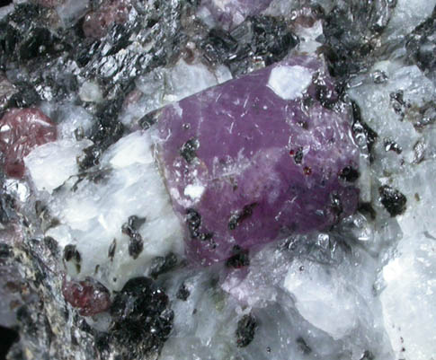 Corundum var. Ruby from Khit Ostrov, Karelia, Russia