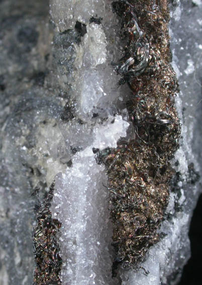 Silver (wire crystals) from Creede District, Creede County, Colorado