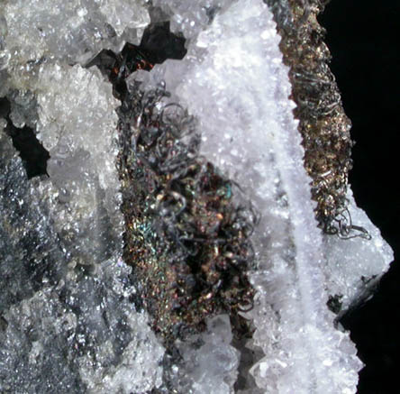 Silver (wire crystals) from Creede District, Creede County, Colorado