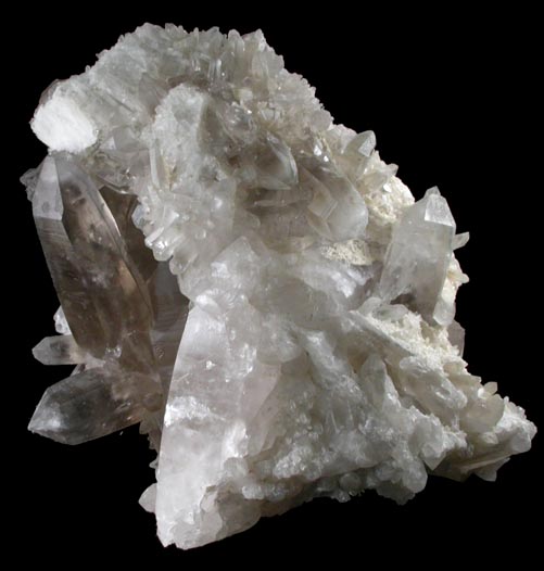 Quartz var. Smoky Quartz from Lord Hill Quarry, Stoneham, Oxford County, Maine