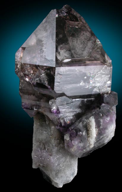 Quartz var. Scepter Amethyst Quartz from Black Cap Mountain, east of North Conway, Carroll County, New Hampshire