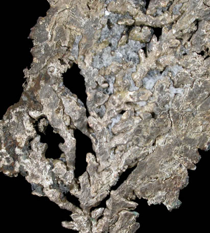 Silver from White Pine Mine, Keweenaw Peninsula Copper District, Ontonagon County, Michigan