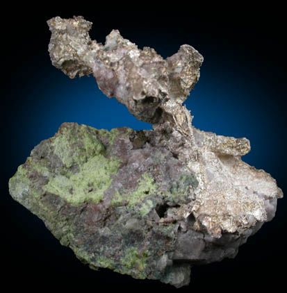 Silver from Caledonia Mine, Keweenaw Peninsula Copper District, Ontonagon County, Michigan