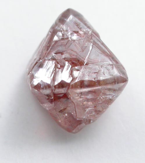 Diamond (1.18 carat fancy orange-brown octahedral crystal) from Letlhakane Mine, south of the Makgadikgadi Pans, Botswana