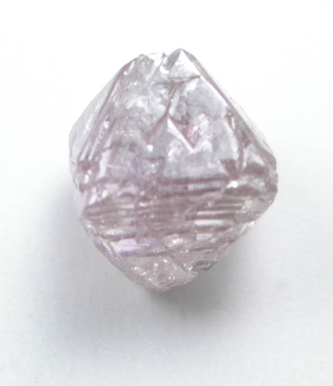 Diamond (0.66 carat pink-gray octahedral crystal) from Argyle Mine, Kimberley, Western Australia, Australia