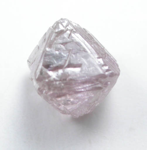 Diamond (0.66 carat pink-gray octahedral crystal) from Argyle Mine, Kimberley, Western Australia, Australia