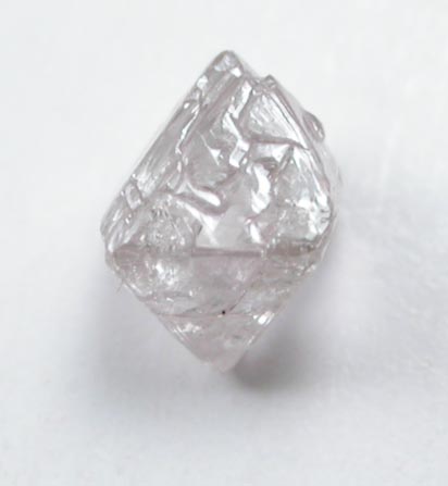 Diamond (0.27 carat pale pink-gray octahedral crystal) from Argyle Mine, Kimberley, Western Australia, Australia