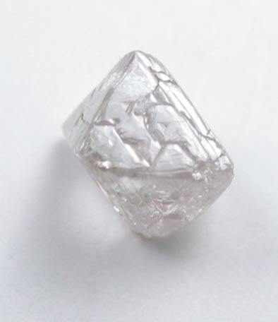 Diamond (0.27 carat pale pink-gray octahedral crystal) from Argyle Mine, Kimberley, Western Australia, Australia