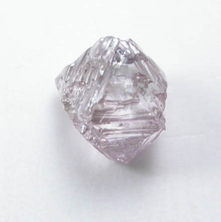 Diamond (0.25 carat pale-pink octahedral crystal) from Argyle Mine, Kimberley, Western Australia, Australia